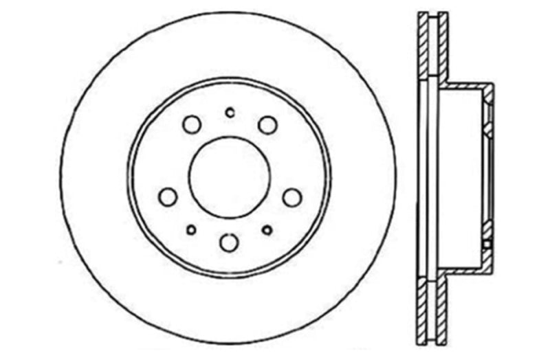 StopTech Slotted & Drilled Sport Brake Rotor