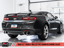 Load image into Gallery viewer, AWE Tuning 16-19 Chevrolet Camaro SS Axle-back Exhaust - Track Edition (Quad Chrome Silver Tips)