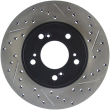 Load image into Gallery viewer, StopTech 97-01 Acura Integra Type R / 97-01 Honda CR-V Slotted &amp; Drilled Left Front Rotor