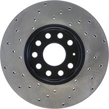 Load image into Gallery viewer, StopTech 05-10 VW Jetta (Exc Wagon) / 09-10 Jetta Wagon /07-10 Rabbit Drilled Cryo Left Front Rotor