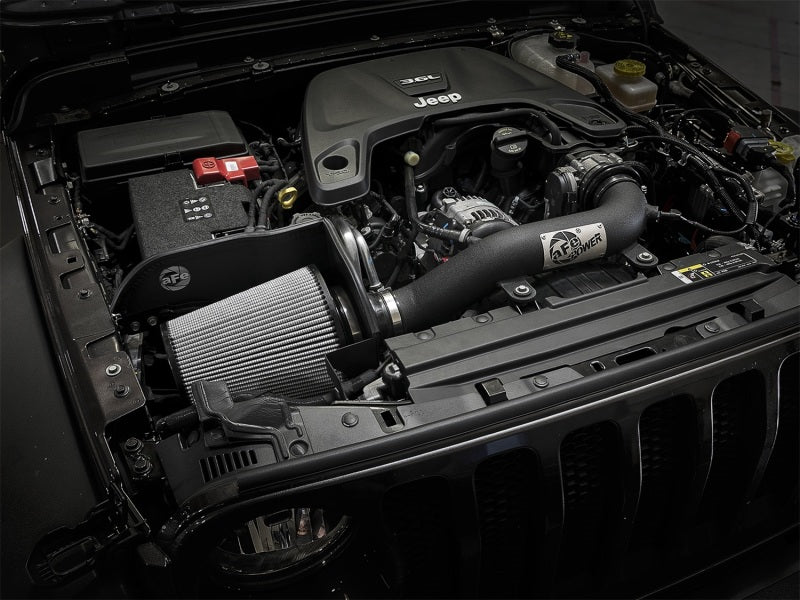 aFe Magnum FORCE Stage-2 XP Pro DRY S Cold Air Intake System 2018+ Jeep Wrangler (JL) V6 3.6L