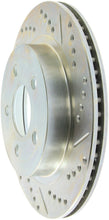 Load image into Gallery viewer, StopTech Select Sport 93-97 Pontiac Firebird/93-97 Chevrolet Camaro Slotted/Drilled Left Rear Rotor