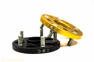 ISC Suspension Nissan 5x114.3 Hub Centric (66 Hub Bore) Wheel Spacers 25mm Black (Pair)