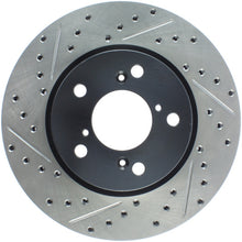 Load image into Gallery viewer, StopTech 05-10 Honda Odyssey SportStop Slotted &amp; Drilled Right Front Rotor