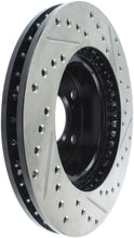 Load image into Gallery viewer, StopTech Power Slot 11/92-01 Subara Impreza / 95-01 Outback Front Right Drilled &amp; Slotted Rotors