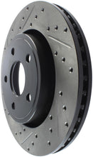 Load image into Gallery viewer, StopTech 06-10 Jeep Commander / 06-10 Gr Cherokee (Exc SRT-8) Slotted &amp; Drilled Front Right Rotor