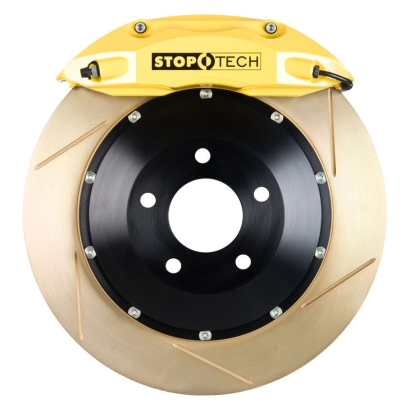 StopTech BBK 01-06 BMW M3 (E46) Front ST-40 Yellow Caliper Zinc Slotted 332x32 Rotors