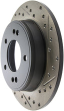 Load image into Gallery viewer, StopTech 11-16 Hyundai Elantra Slotted &amp; Drilled Left Rear Rotor
