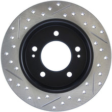 Load image into Gallery viewer, StopTech 11-16 Hyundai Elantra Slotted &amp; Drilled Left Rear Rotor