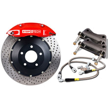 Load image into Gallery viewer, StopTech BBK 95-99 BMW M3 (E36) Rear 4 Piston 332x32 Red Drilled Rotors