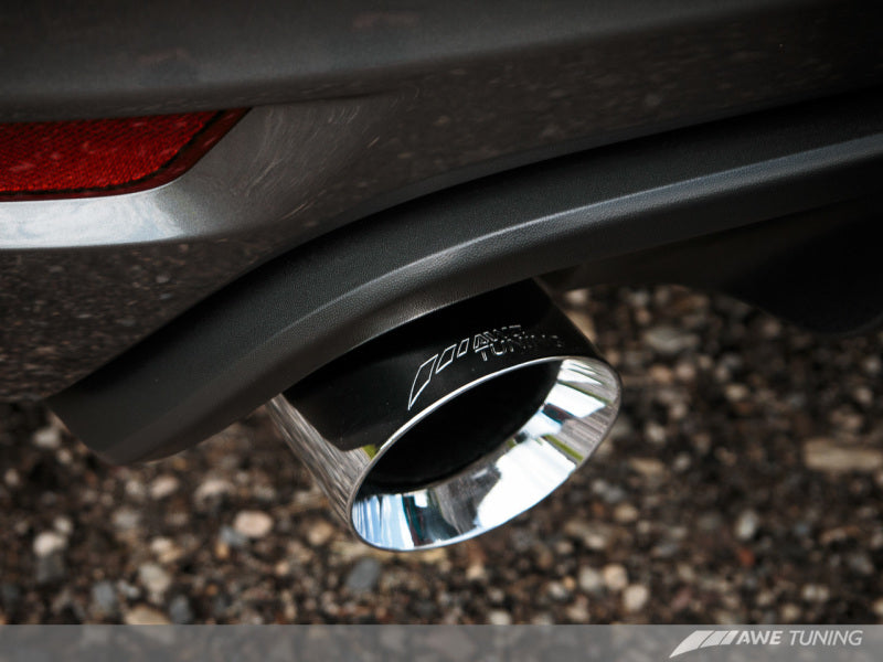 AWE Tuning Mk6 GTI Performance Cat-Back - Chrome Silver Round Tips