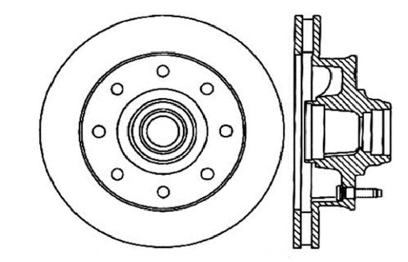 StopTech Drilled Sport Brake Rotor