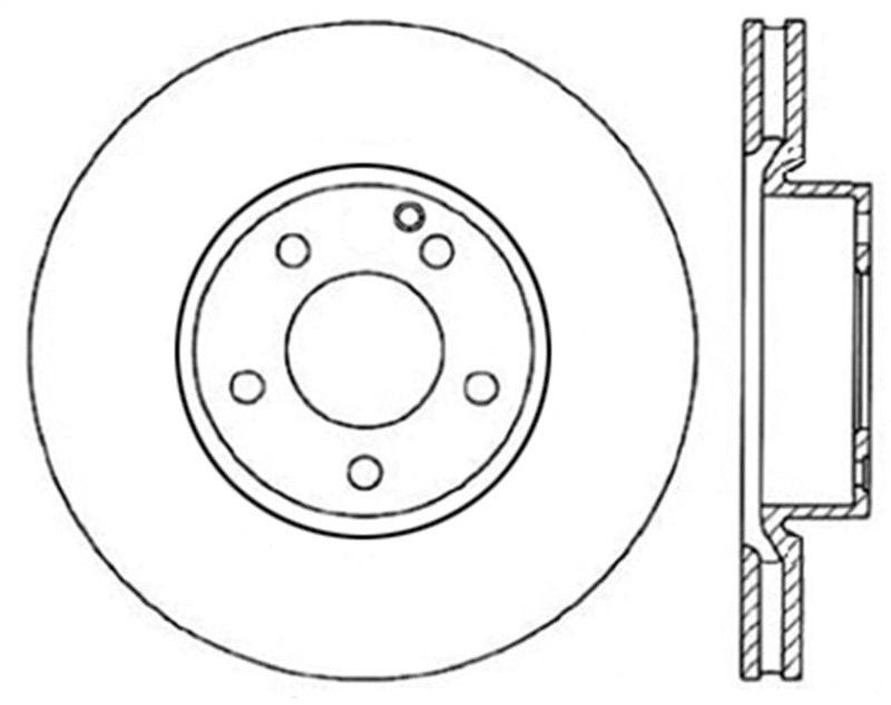 StopTech Slotted & Drilled Sport Brake Rotor