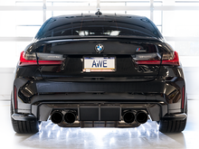 Load image into Gallery viewer, AWE Tuning SwitchPath Cat-Back Exhaust for BMW G8X M3/M4 - Diamond Black Tips