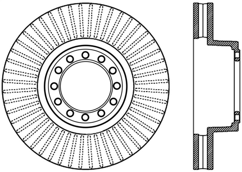 StopTech Slotted & Drilled Sport Brake Rotor