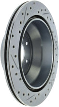 Load image into Gallery viewer, StopTech Select Sport 02-09 Chevrolet Trailblazer Slotted &amp; Drilled Left Rear Brake Rotor