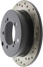 Load image into Gallery viewer, StopTech 95-99 Eagle Talon Tsi Turbo / 94-99 Mitsubishi Eclipse Turbo Drilled Left Rear Rotor