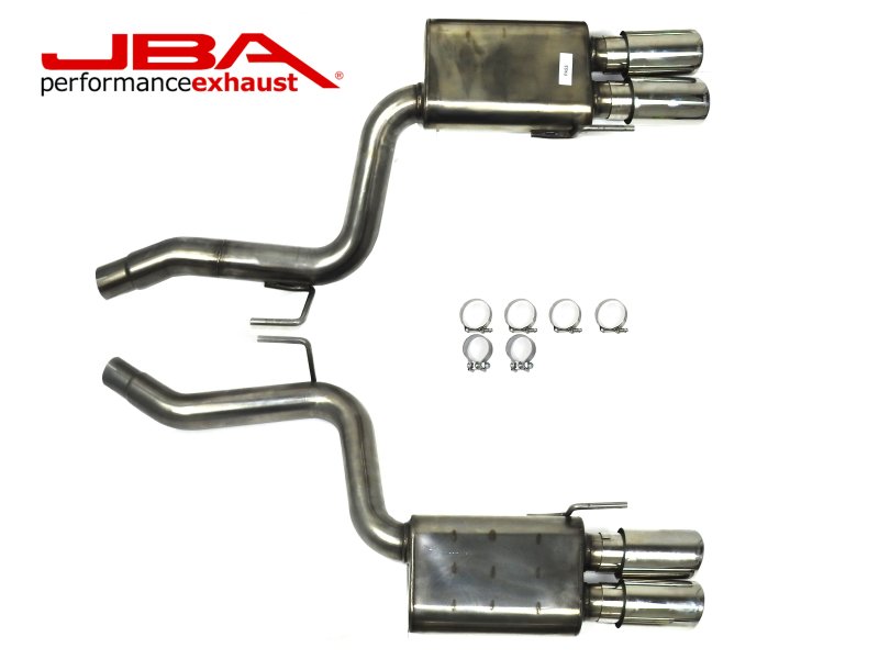 JBA 18-20 Ford Mustang GT 5.0L 409SS Dual Rear Exit Axle Back Exhaust