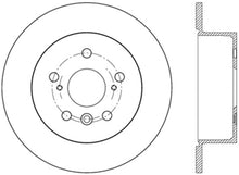 Load image into Gallery viewer, StopTech 12-17 Toyota Camry Sport Drilled Vented 1-Piece Rear Passenger Side Brake Rotor