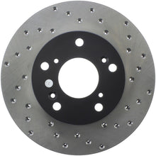 Load image into Gallery viewer, StopTech 02-06 Acura RSX (Exc Type S) / 06-09 Honda Civic Coupe DX/LX/EX Drilled Left Front Rotor