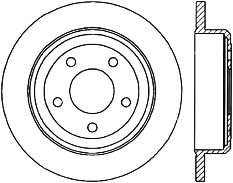 StopTech Cryo Slotted Sport Brake Rotor