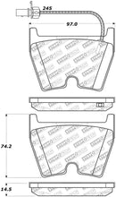 Load image into Gallery viewer, StopTech 14-18 Audi R8 w/ Iron Brakes Street Select Front Brake Pads