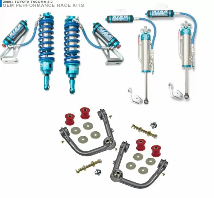 King Shocks Stage 3 Race Kit with 3.0 Front and Rear Shocks (05+ Tacoma 6-lug)