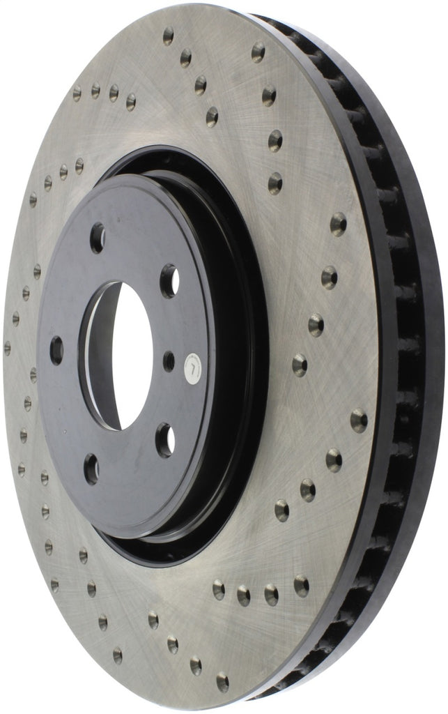 StopTech 11/05+ Infinity FX 35/45 SportStop Drilled Front Left Rotor