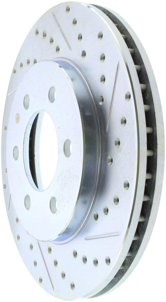 StopTech 02-06 Ford Expedition / 02-06 Lincoln Navigator Sport Slotted & Drilled Front Left Rotor