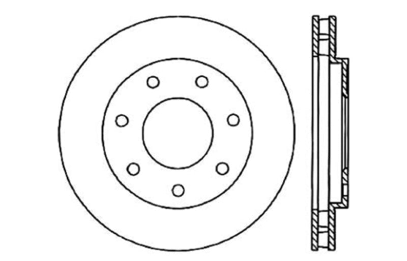 StopTech Drilled Sport Brake Rotor