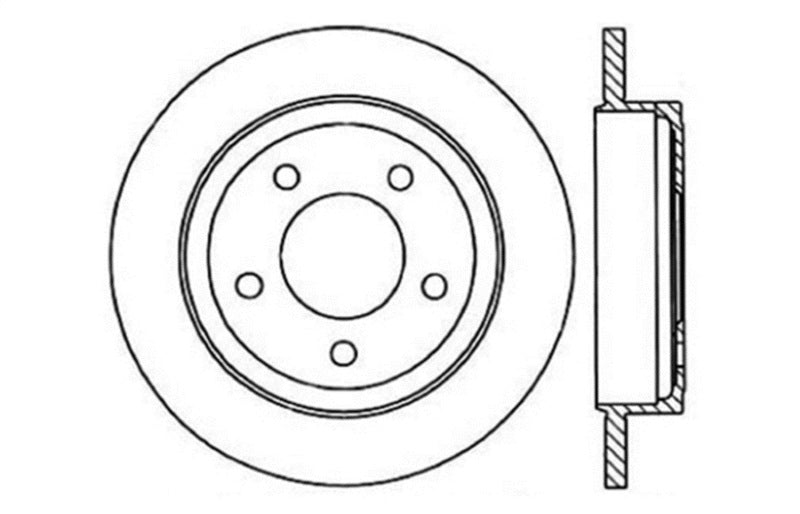 StopTech Drilled Sport Brake Rotor