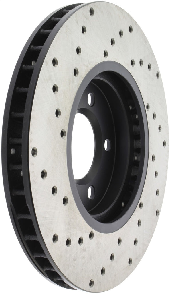 StopTech 02-05 Ford Thunderbird / 00-05 Jaguar S Type / 00-06 Lincoln LS Drilled Left Front Rotor