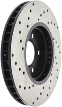 Load image into Gallery viewer, StopTech 02-05 Ford Thunderbird / 00-05 Jaguar S Type / 00-06 Lincoln LS Drilled Left Front Rotor