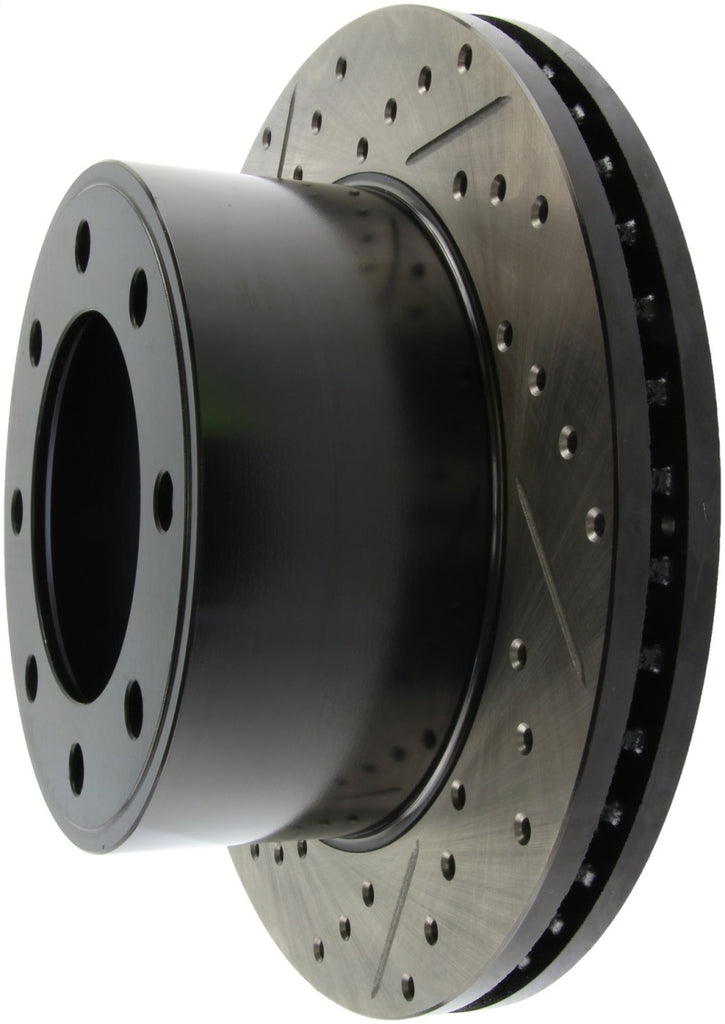 StopTech 05-09 Ford F250/F350 Rear Right Slotted & Drilled Rotor