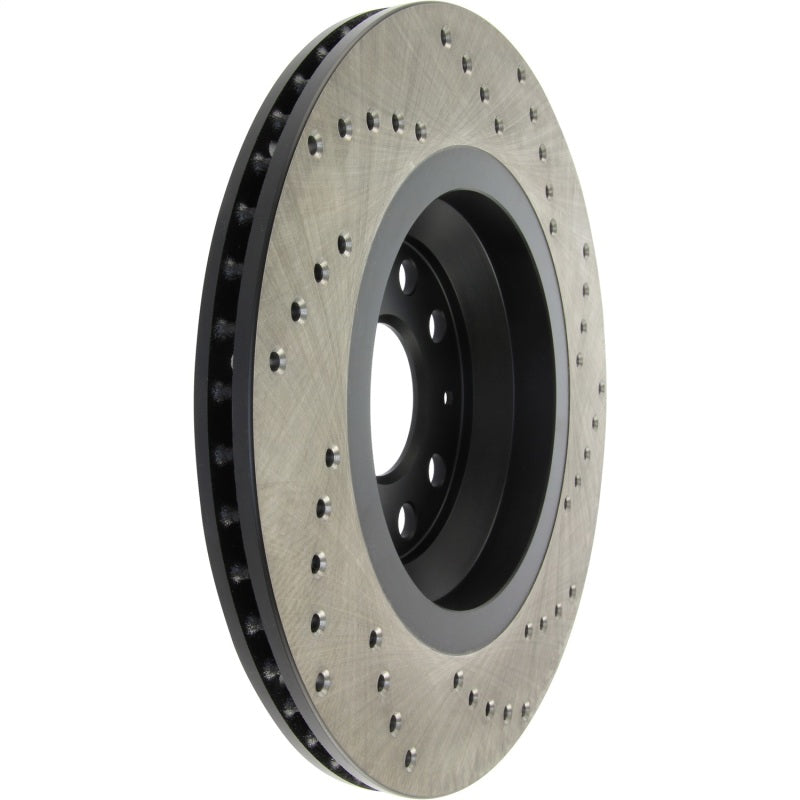 StopTech 09-13 VW CC 3.6L VR6 / 08-09 & 12 Golf R/Golf R32 Cryo Drilled Right Rear Rotor