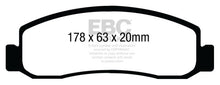 Load image into Gallery viewer, EBC 08-10 Ford F250 (inc Super Duty) 5.4 (2WD) Redstuff Front Brake Pads