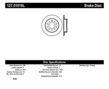 Load image into Gallery viewer, StopTech 03-06 Hyundai Tiburon Slotted &amp; Drilled Left Rear Rotor