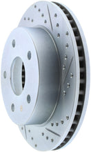 Load image into Gallery viewer, StopTech 00-01 Dodge Ram 1500 4WD Sport Slotted &amp; Drilled Front Left Rotor