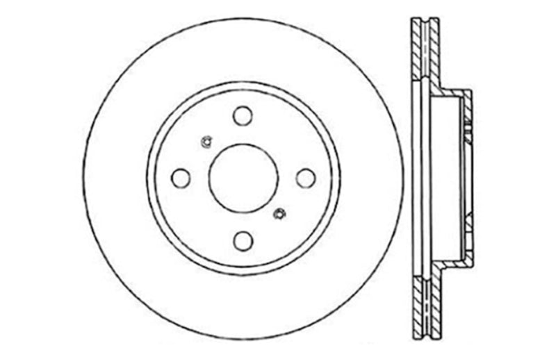 StopTech Drilled Sport Brake Rotor