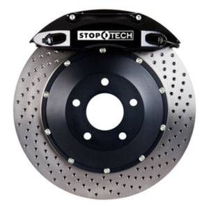 StopTech 89-95 Nissan Skyline GT-R R32 Front BBK ST40 355x32 Drilled Rotors Black Calipers