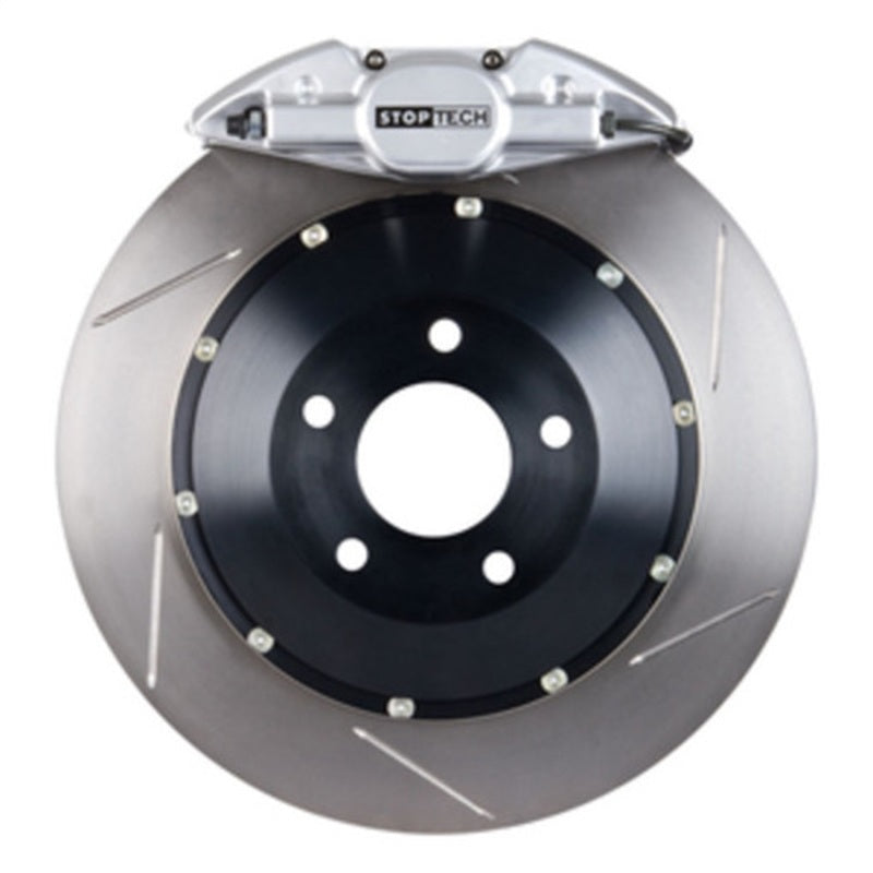 StopTech BBK 05-06 LGT Rear 2 Piston 328x28 Silver Slotted Rotors