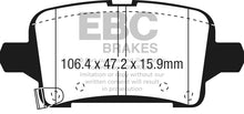 Load image into Gallery viewer, EBC 2016+ Chevrolet Malibu 1.5L Turbo (Elec PB) Ultimax2 Rear Brake Pads