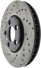 Load image into Gallery viewer, StopTech 02-05 Ford Thunderbird / 00-05 Jaguar S Type / 00-06 Lincoln LS Drilled Right Front Rotor