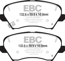 Load image into Gallery viewer, EBC 16+ Hyundai Veloster 1.6 Ultimax2 Front Brake Pads