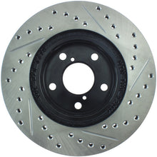 Load image into Gallery viewer, StopTech Power Slot 11/92-01 Subara Impreza / 95-01 Outback Front Right Drilled &amp; Slotted Rotors