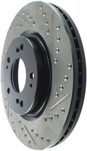 Load image into Gallery viewer, StopTech 06-09 Mitsubishi Eclipse (Exc Turbo)/04-09 Galant Slotted &amp; Drilled Left Front Rotor
