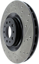 Load image into Gallery viewer, StopTech 2014-2015 Fiat 500L Front Left Slotted &amp; Drilled Sport Brake Rotor