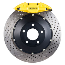 Load image into Gallery viewer, StopTech 02-05 WRX / 02-09 Impreza 2.5RS/2.5i Rear 2 Piston 328x28 Yellow Drilled Rotors