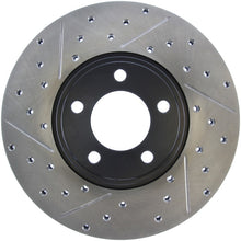 Load image into Gallery viewer, StopTech 96-97 Ford Thunderbird / 93-98 Lincoln Mark VII/VIII Slotted &amp; Drilled Right Front Rotor
