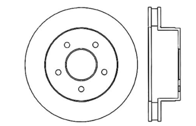 StopTech Slotted & Drilled Sport Brake Rotor